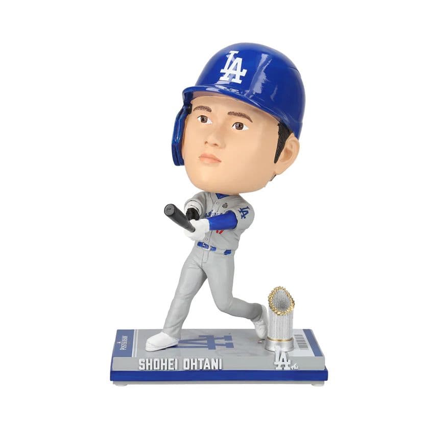 大谷翔平選手のワールドシリーズ優勝記念ボブルヘッドが登場!
世界限定7,000個!トロフィー&チケット台座付き商品を5/23発売