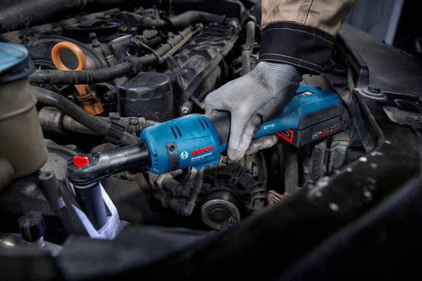 ボッシュの新商品 コンパクトヘッドで作業場所を選ばない
コードレスラチェットレンチ2機種が6月2日(月)発売!