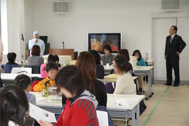 親子お菓子作り教室開催風景