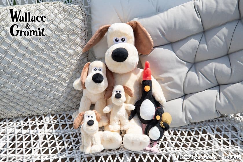 世界初「ウォレスとグルミット」がプライズ商品として登場!
エスケイジャパンより2025年6月下旬から発売