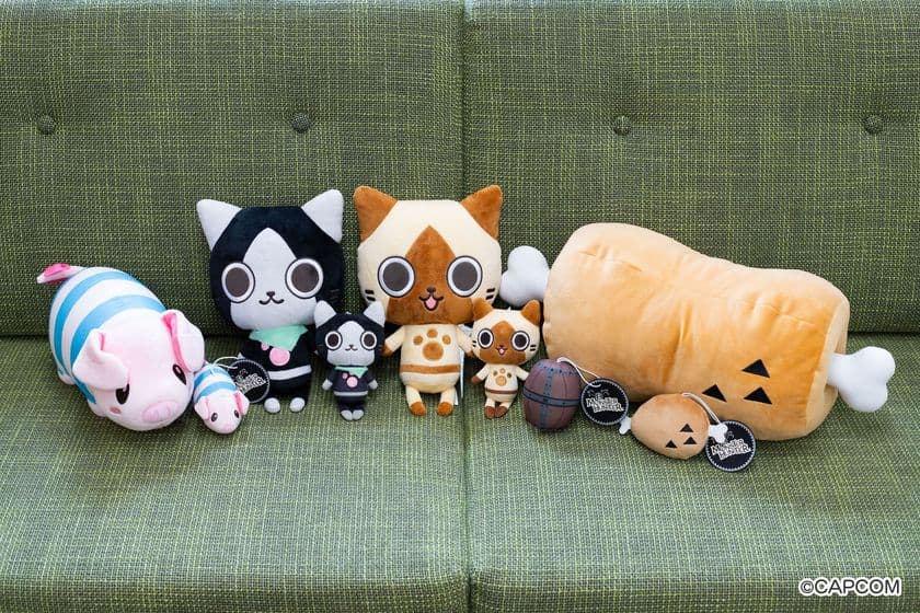 クレーンゲームで「一狩りしようぜっ!」
「モンスターハンター」シリーズのアミューズメント専用景品が
エスケイジャパンより6月下旬から登場!