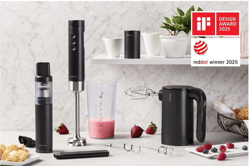 コードレスで、キッチンをもっと自由に!
ツヴィリングの調理家電から新シリーズ
「ZWILLING XTEND」が7月3日(木)に発売