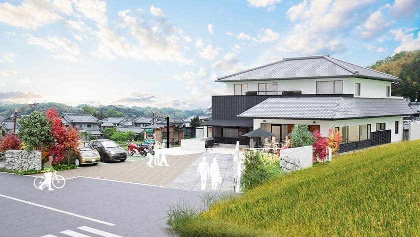 世界遺産登録を目指す“日本のはじまりの地”明日香村に
石舞台古墳を望む宿「ブランシエラ 石舞台 テラス」が誕生!
7月24日グランドオープン/6月19日より予約販売開始