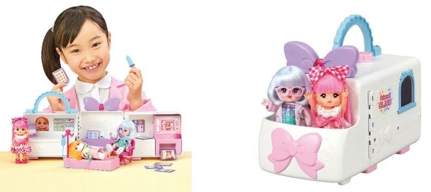 ポケットメルちゃんに広げて遊べるクリニックが新登場!