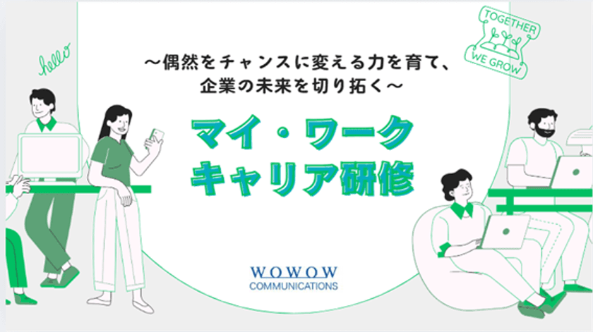 「偶然をチャンスに変える力を育て、未来を切り拓く」
WOWOWコミュニケーションズ
計画的偶発性理論を活用したキャリア研修を提供開始