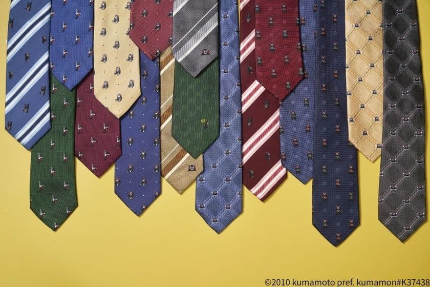 くまモンをモチーフにした国産シルク100%ネクタイを
公式オンラインサイト『DEAR GE YONE』で8月1日に新発売!