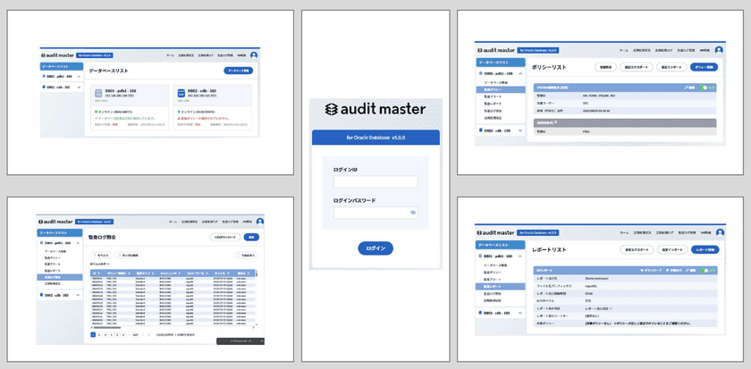 公共・金融機関をはじめ多くの現場で信頼される
データベース監査ツール「AUDIT MASTER」
Version 5をリリース