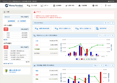 マネーフォワード画面2