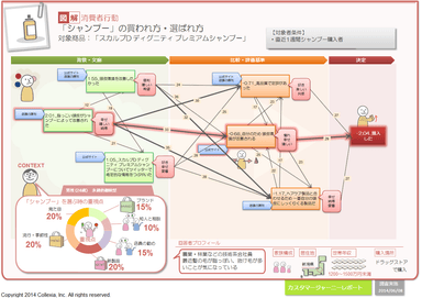 図鑑の例：スカルプDの調査結果