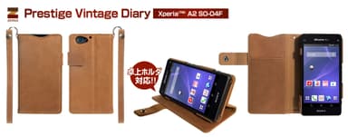 ZENUS Xperia A2 SO-04F Prestige Vintage Diary