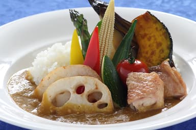 10種夏野菜とナッツの彩りカレー