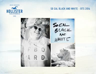 Hollister SO CAL BLACK and WHITE