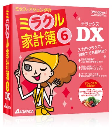 ミラクル家計簿6 DX 製品パッケージ