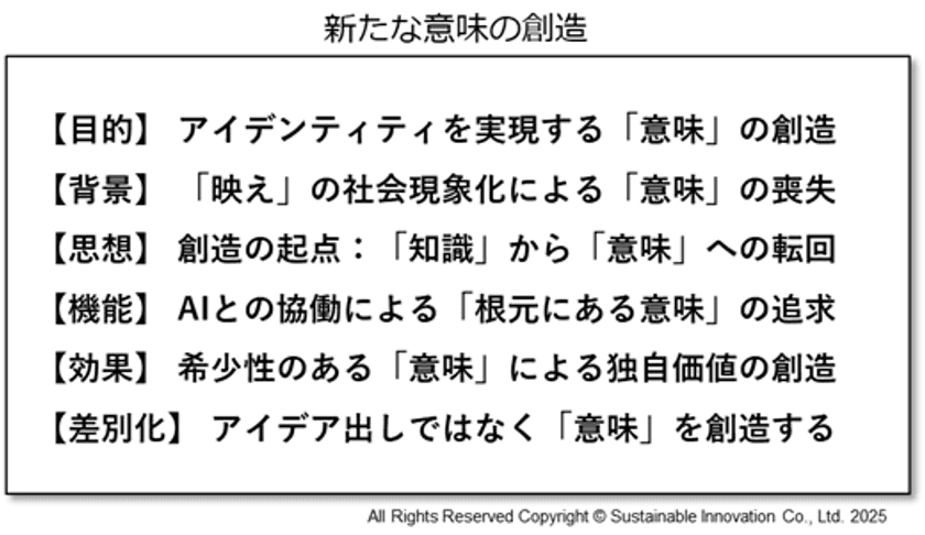 「意味創造推論AIシステム」を9月1日より提供開始
希少性のある意味を創造する創造的思考のAI化を実現