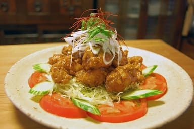 鶏むね肉からあげ　怪味ソースレシピ