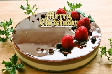 Xmasローケーキ2014 小 ～ホワイト・ビターカカオ～