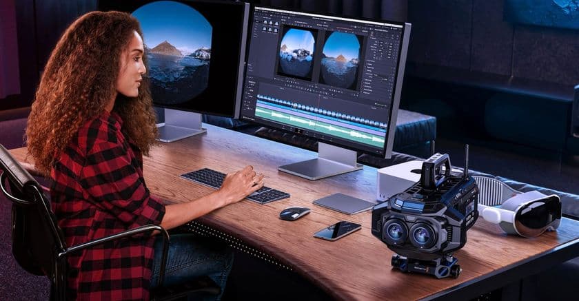 世界初(※)!Apple Vision Pro専用イマーシブ・カメラ
「Blackmagic URSA Cine Immersive」無料相談会を開催