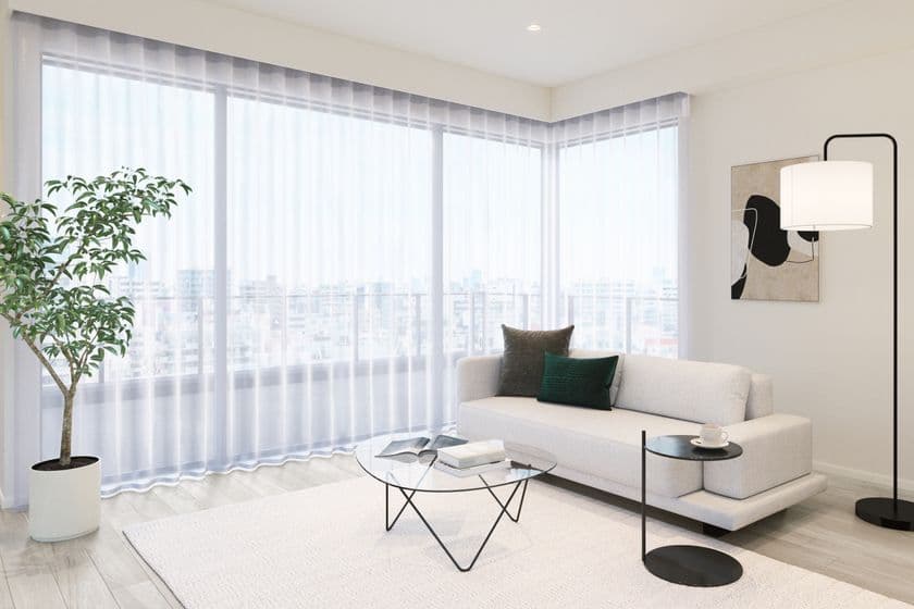 住宅空間になじむコンパクト設計
電動カーテンレール「レガートコモ」を
10月1日(水)より全国で販売開始