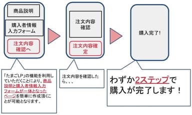 ランディングページ遷移詳細画像