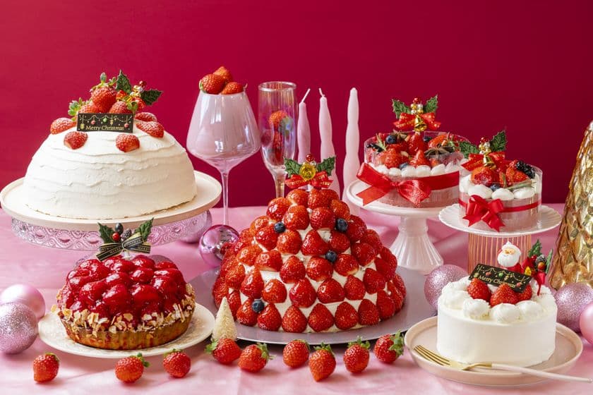 <いちご専門店 いちごBonBonBERRY>
静岡いちごを約100粒使用したツリー型のプレミアムケーキも!
2025クリスマスケーキを10月4日(土)から予約受付開始