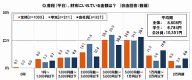 普段の財布の中身