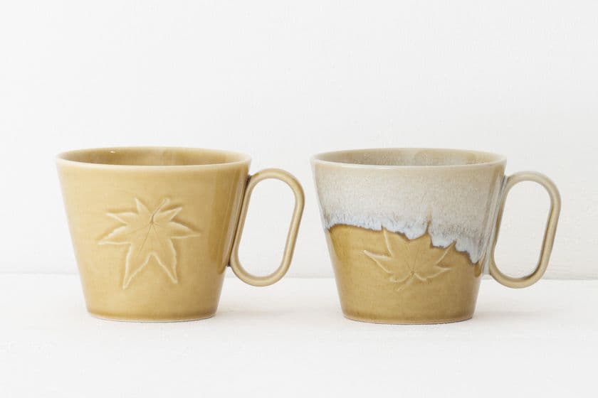 「生涯を添い遂げるマグ 宮島御砂焼 対厳堂 もみじ紋 浮葉」が
10月16日販売開始 対厳堂との取り組みで製品化