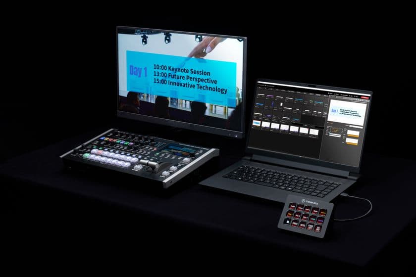 ローランドの映像演出ソフト「Graphics Presenter」が
Elgato「Stream Deck」に対応
~イベント演出やスポーツ中継での、より正確かつ
スムーズな映像・音響操作が実現~