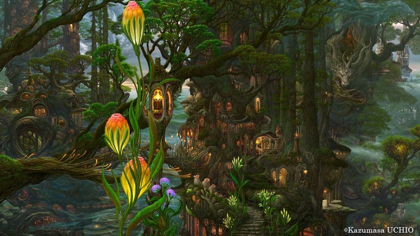 ファンタジーアートの巨匠・内尾 和正、
画業45周年記念個展開催