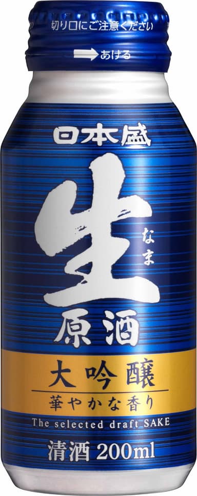 日本盛 生原酒　大吟醸200mlボトル缶