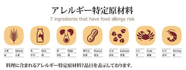 アレルギー特定原材料