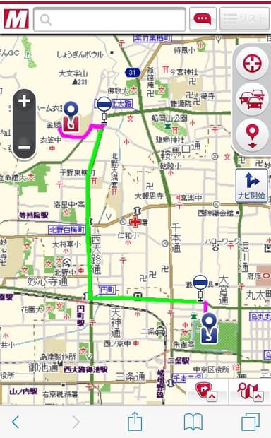 バス路線表示イメージ