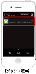プッシュ通知
