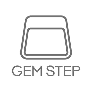 『GEM STEP(ジェムステップ)』ロゴ