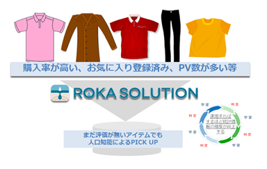 ROKA SOLUTION導入前後のイメージ図