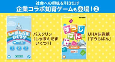 商品やサービスがゲーム内に登場するよ！