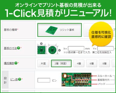 1-Click見積 リニューアル