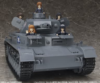 figma Vehicles IV号戦車D型 本戦仕様 画像4(※画像のfigma5体は別売りで商品に付属しません)