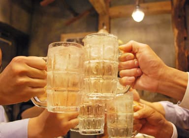 さつまハイボールで乾杯