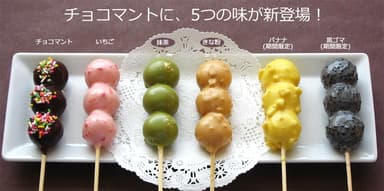 定番のブレンドチョコレートに加え5つの味が新登場！