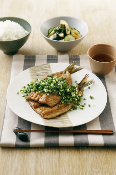 いわしのかば焼き献立