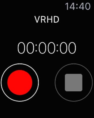 Voice Recorder HD　Apple Watch画面