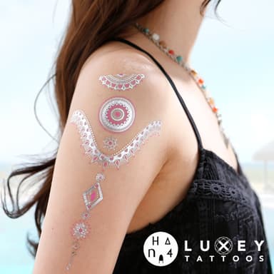 LUXEY TATTOOS Hana4 ピンク