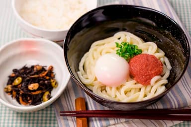 【ガスト】明太温玉うどんランチ