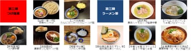 【第三陣】『つけ麺軍』＆『ラーメン軍』