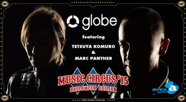 globe featuring TETSUYA KOMURO & MARC PANTHER出演決定