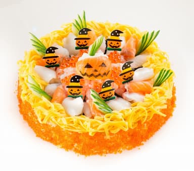 ハロウィンすしケーキ