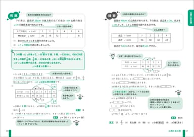 実用数学技能検定 文章題練習帳 算数検定6級　中面(比例と反比例)