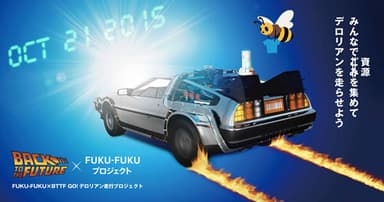 FUKU-FUKU×BTTF GO！デロリアン走行プロジェクト