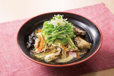 【夢庵】牡蠣入り野菜たっぷりタンメンうどん