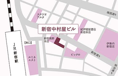 【マップ】新宿中村屋ビル